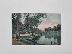 Vykort Ørstedsparken, KØBENHAVN 1908