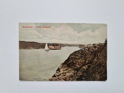 Vykort Marstrand. Norra inloppet, 1920