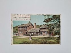 Vykort Skansen, Blekinge Ryggås Stuga Stockholm, 1905