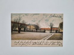 Vykort Södra Kasernen Kristianstad 1905