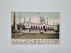 Vykort Folkets Park, Restauranten, Malmö 1904