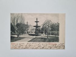 Vykort Gefle. Rådhuset, 1902