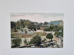 Vykort Göteborg. Trädgårdsföreningen, 1910