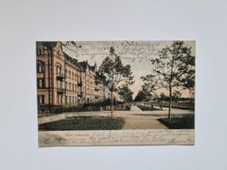 Vykort Norrköping. Södra promenaden 1906