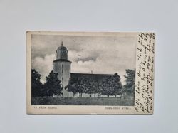 Vykort Öland. Torslunda Kyrka, 1902