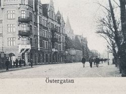 Vykort Östergatan Malmö 1902