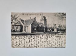Vykort Höganäs Kyrkan, 1904