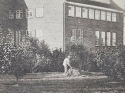 Vykort Hammenhög, Folkhögskolan