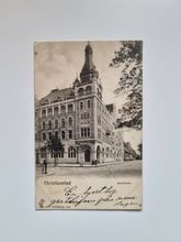 Vykort Christianstad Sparbanken.