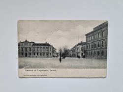 Vykort Residenset och Tingvallagatan, Karlstad