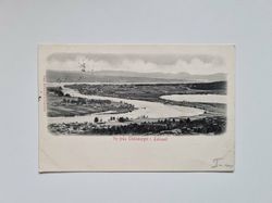 Vykort Vy från Tibbleberget i Leksand 1902
