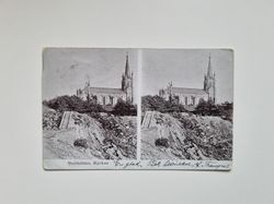 Vykort Trollhättan, Kyrkan, 1910