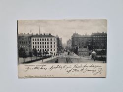 Vykort Stockholm. Vasagatan