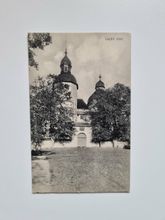 Vykort Leckö slott, 1919