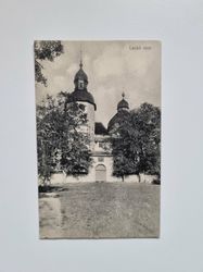 Vykort Leckö slott, 1919