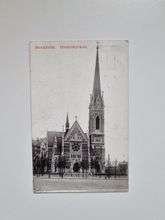 Vykort Stockholm, Oscarskyrkan 1913