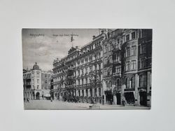 Vykort Helsingborg, Torget med hotell Mollberg, 1927
