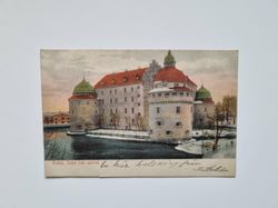 Vykort Örebro, Slottet från sydvest