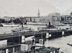 Vykort Stockholm. Utsikt från Skeppsholmen