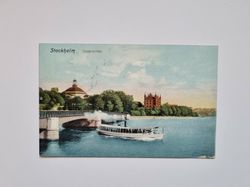Vykort Stockholm Skeppsholmen, 1908