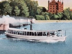Vykort Stockholm Skeppsholmen, 1908