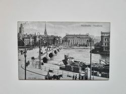 Vykort Stockholm. Vasabron