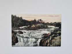 Vykort Trollhättan. Toppöfallet, 1910