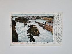 Vykort Trollhättan. Toppöfallet, 1903