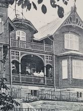 Vykort Lysekil. Konsul Richters Villa, 1909