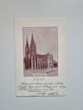Vykort Skara Domkyrka, 1901