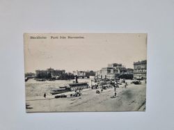 Vykort Stockholm Parti från Norrström 1908