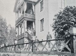 Vykort Backebo, Fridhem, 1908