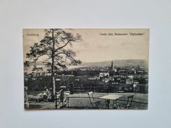 Vykort Jönköping. Utsikt från Restaurant "Alphyddan"