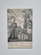 Vykort Floda kyrka, 1903