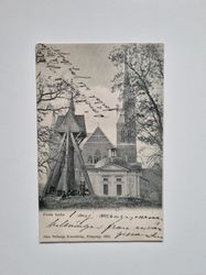 Vykort Floda kyrka, 1903