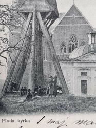 Vykort Floda kyrka, 1903