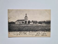 Vykort Folkärna Kyrka, 1903