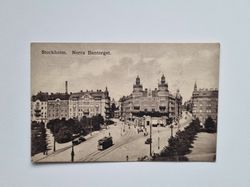 Vykort Stockholm. Norra Bantorget, 1915