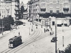 Vykort Stockholm. Norra Bantorget, 1915
