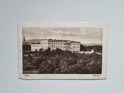 Vykort Oslo. Kungliga slottet, 1930