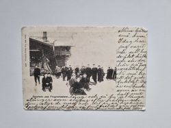 Vykort Sportsliv paa Frognersætren, 1904