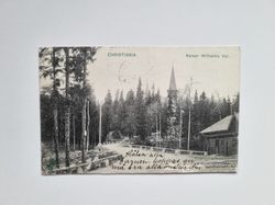 Vykort Christiania. Keiser Wilhelms Vei, 1906