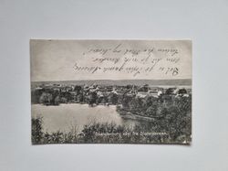 Vykort Skanderborg seer fra Slotstaarnet