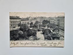 Vykort Halle A. S., Königsplatz, 1906
