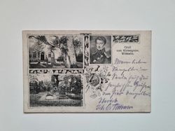 Vykort Gruß vom Körnergrabe, Wöbbelin, 1928