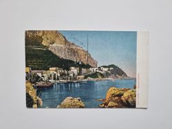 Vykort Italien. Capri, 1909