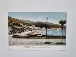 Vykort Italien. Messina Riviera S. Francesco di Paola