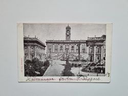 Vykort Italien. Rom, Piazza del Campidoglio