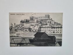 Vykort Italien. Verona, Castel San Pietro