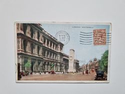Vykort London. Whitehall, 1929